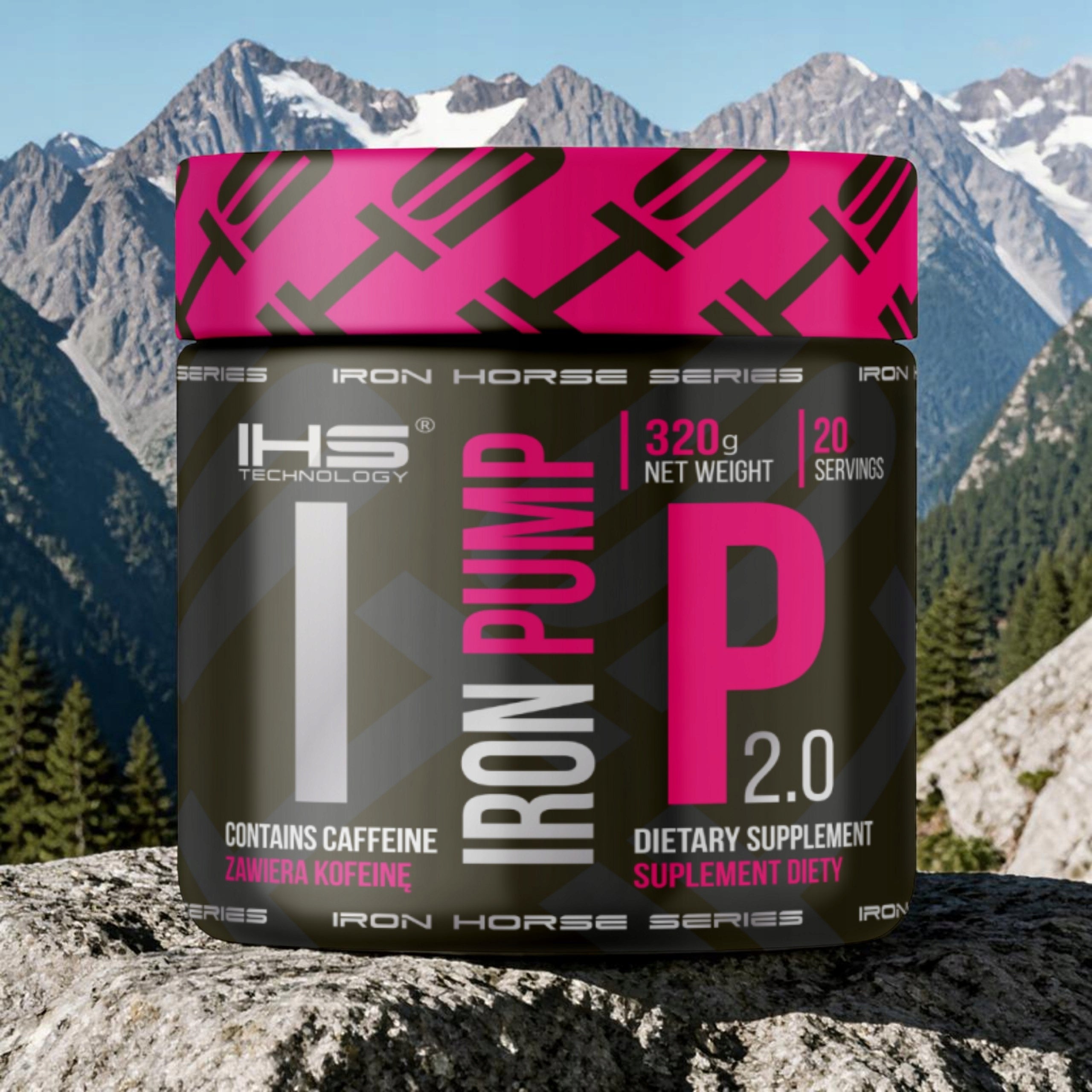 Pre-workout IRON HORSE Iron Pump 2.0 320g Orange Pump Strength Energy Packaging status original