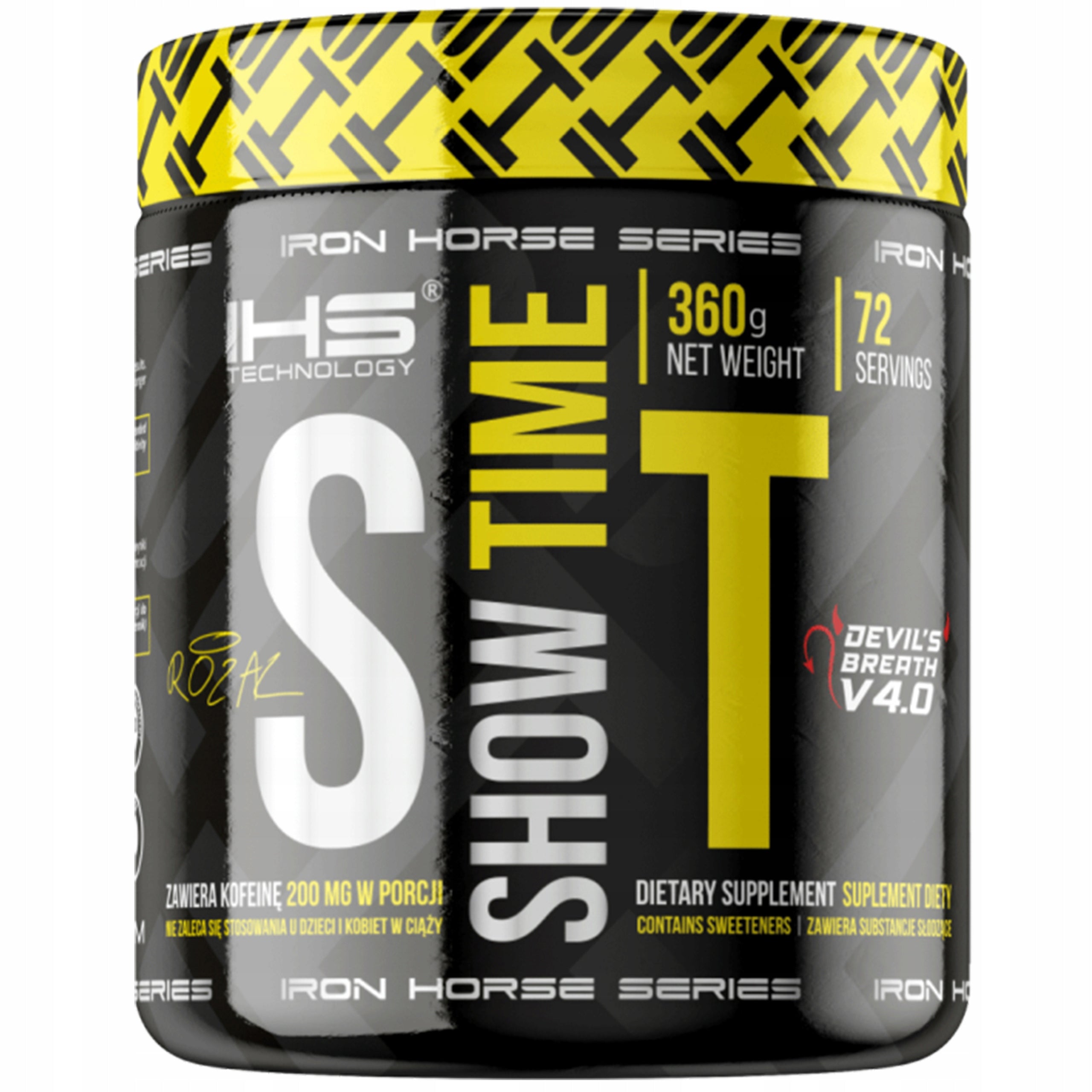 Pre-workout IRON HORSE ShowTime 4.0 360g Citrulline Caffeine Pump