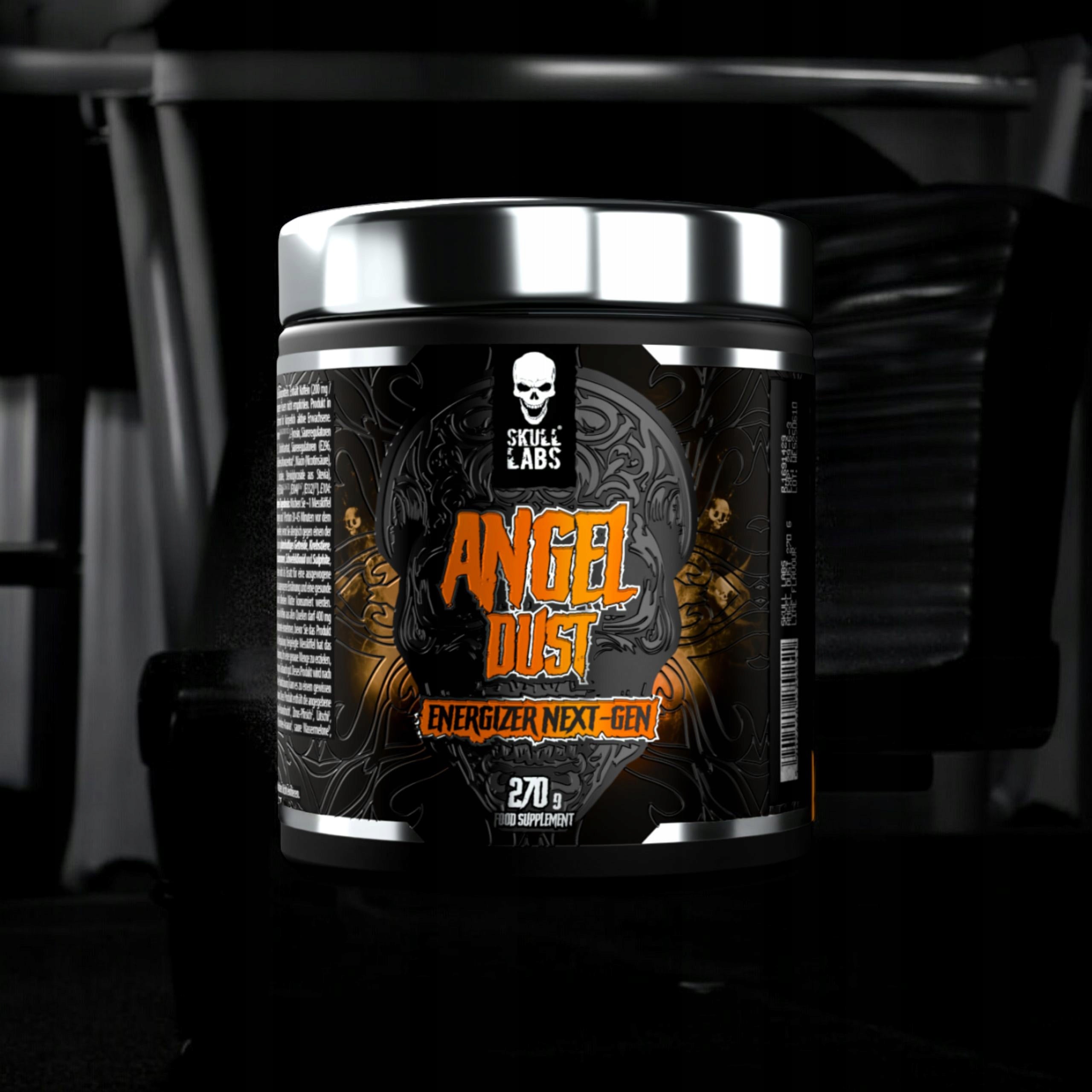 Pre-workout SKULL LABS Angel Dust 270g Beta-Alanine Caffeine Monk Packaging status original