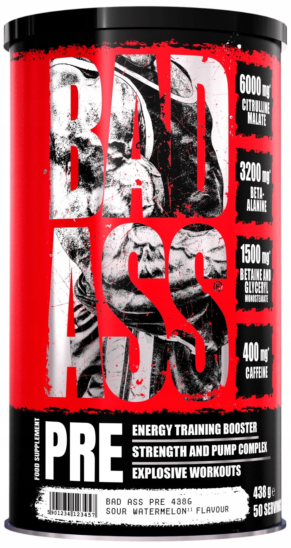 Pre-workout conditioner BadAss Mango Lemon 438g