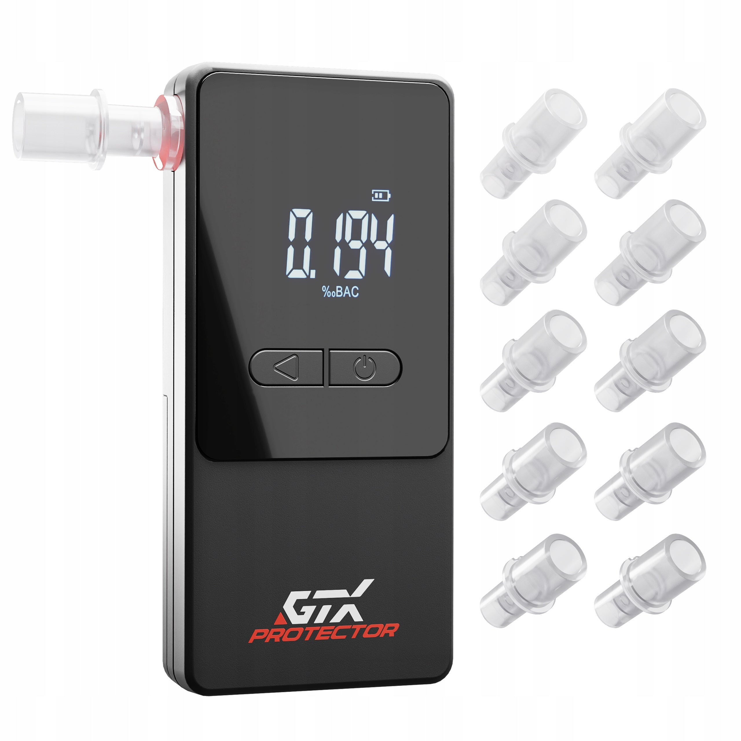 Precise breathalyzer GTX PROTECTOR + MOUTHPIECES + Free Calibration + HOLOGRAM