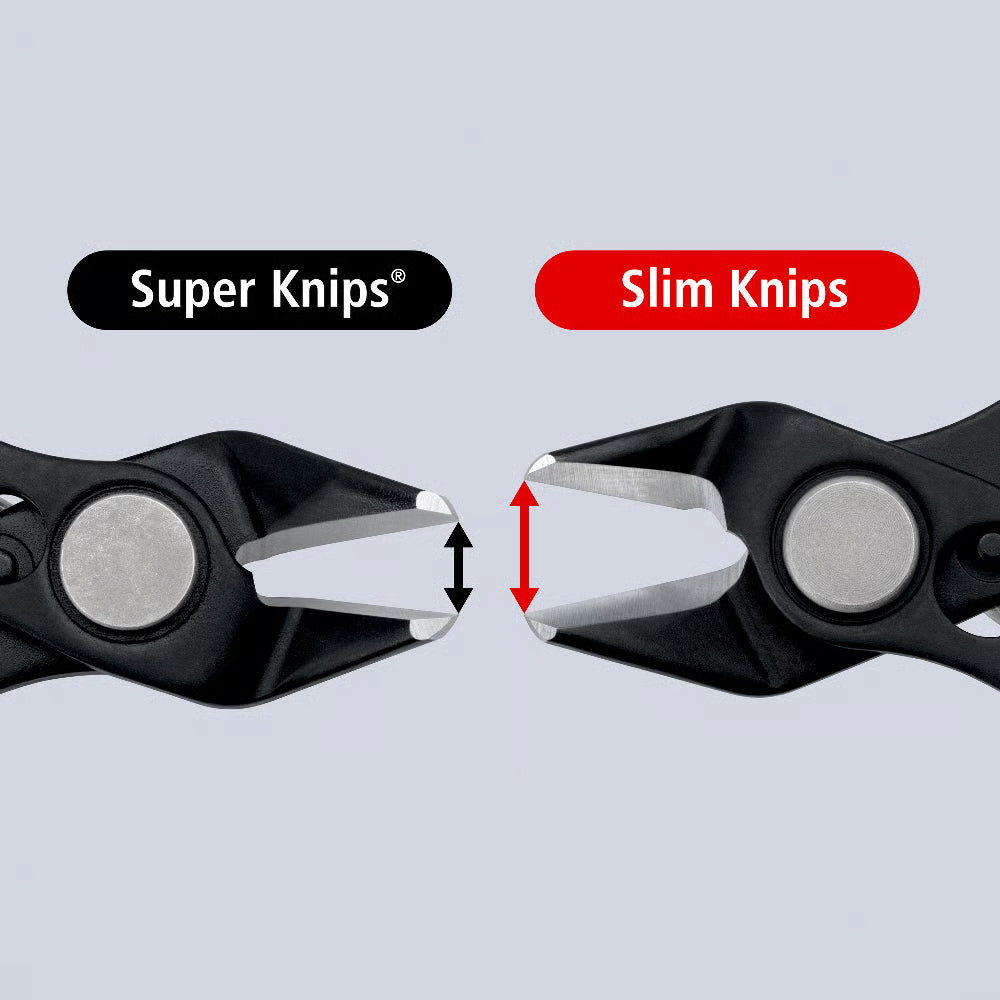 Precision Cutting Pliers 150mm Slim Knips Blackened KNIPEX 78 03 150 Kind side cutting pliers