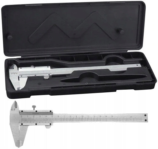 Precision Nonius Caliper for Home Use Silver 150mm Manufacturer code analogowa etui metalowa inox
