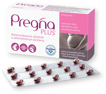 PregnaPLUS vitamins for pregnant and breastfeeding women 30 capsules