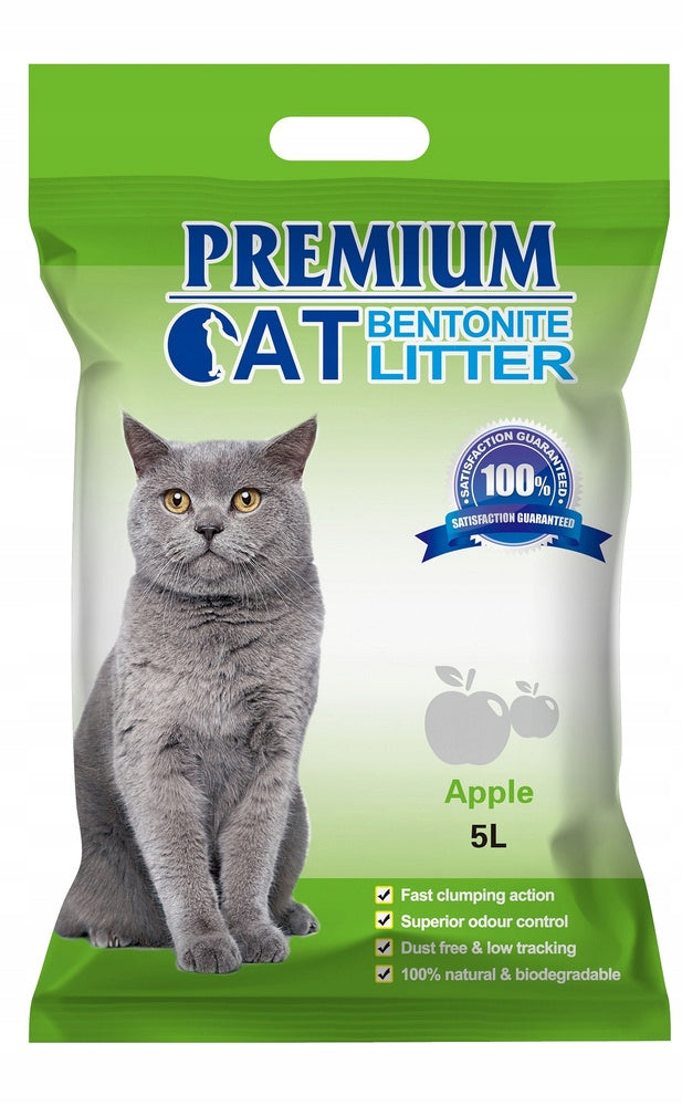 Premium Cat Bentonite Clumping Litter - Apple for Cat 4x5L Manufacturer code 6972229783627