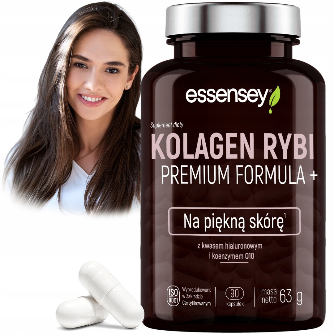 Premium Fish Collagen for Beautiful Skin, Joints + Hyaluronic Acid Coenzyme Q10