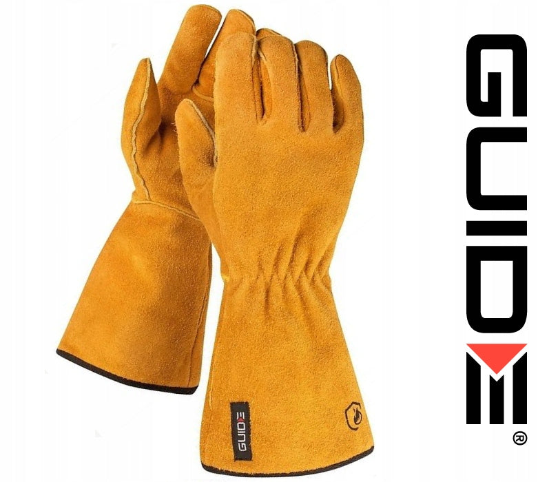Premium Welding Work Gloves GUIDE 3569 Flame Retardant Leather Health and Safety 10 EAN (GTIN) 7325930083064