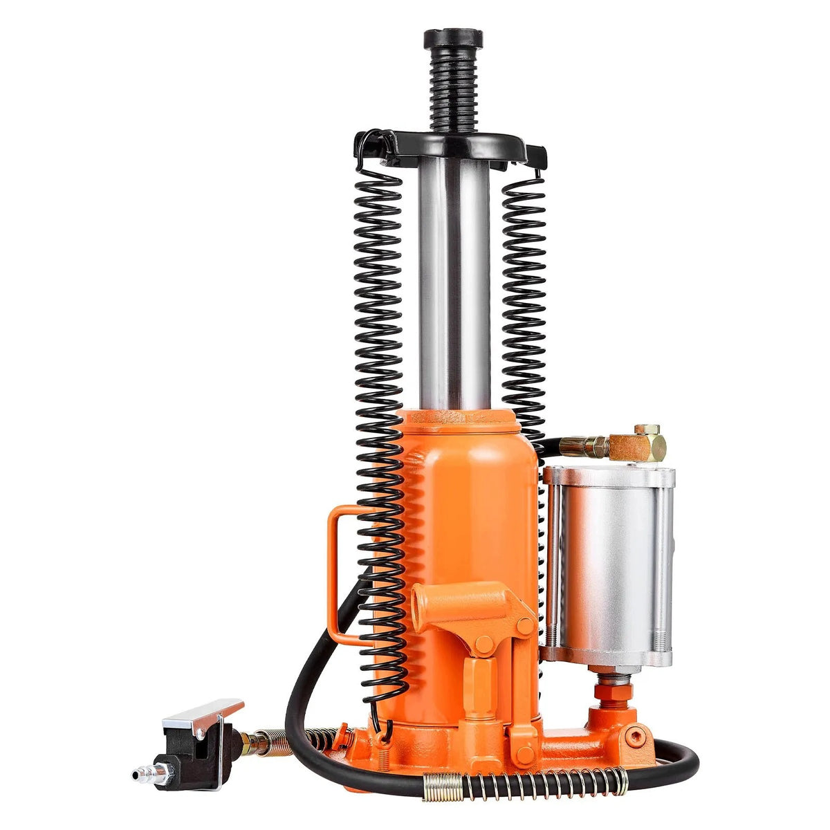 Premium hydraulic bottle lift 20 tons pneumatic 495 mm service