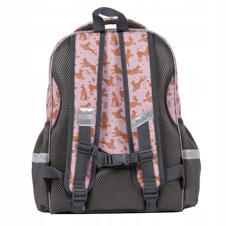 Premium school backpack Dog Paso pink girls class 1-3 stiffened Manufacturer code PP24PU-565
