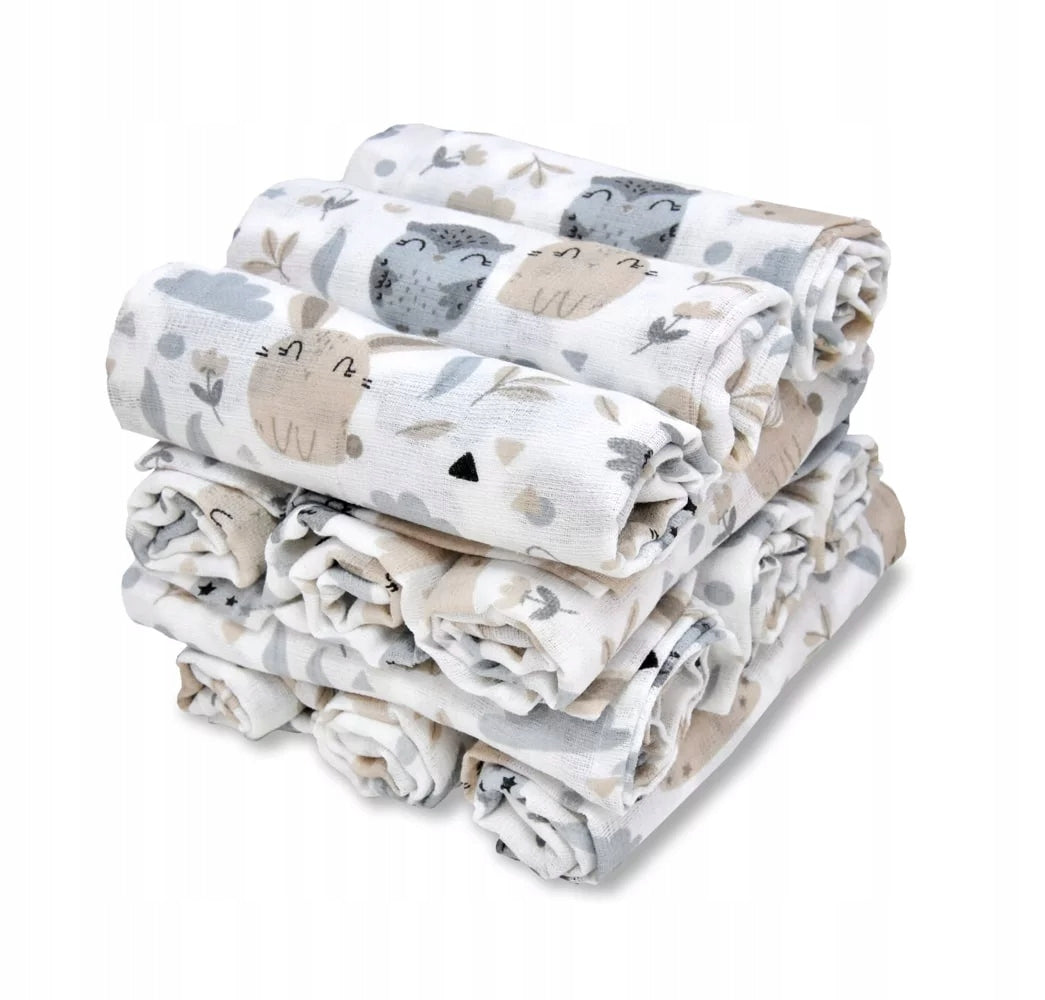 Premium tetra diaper 100 % cotton swaddle 70x80 Pepi Packaging status original