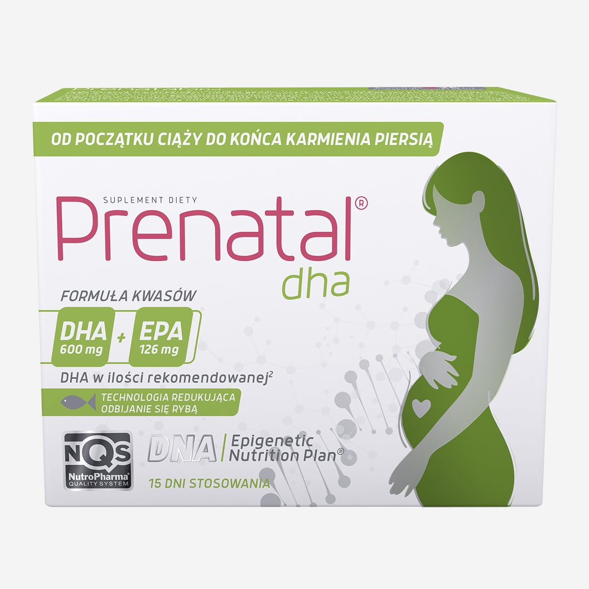 Prenatal dha 30 kaps. up to 600 mg DHA Total Pregnancy