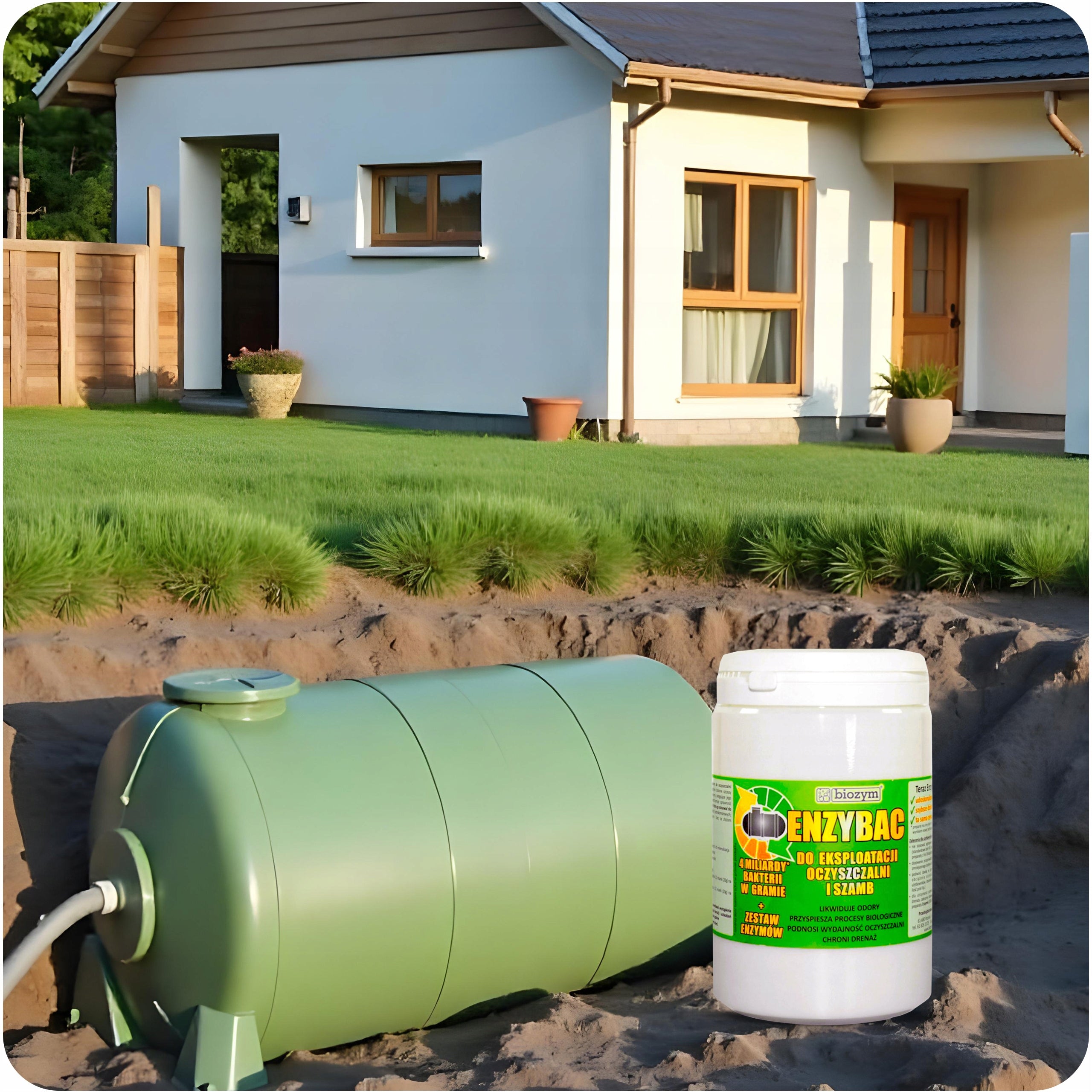 Preparation bacteria 4mld/gram preparation for septic tank treatment plant 1kg ENZYBAC Properties eliminating odors breaking down fats unblocking drainage