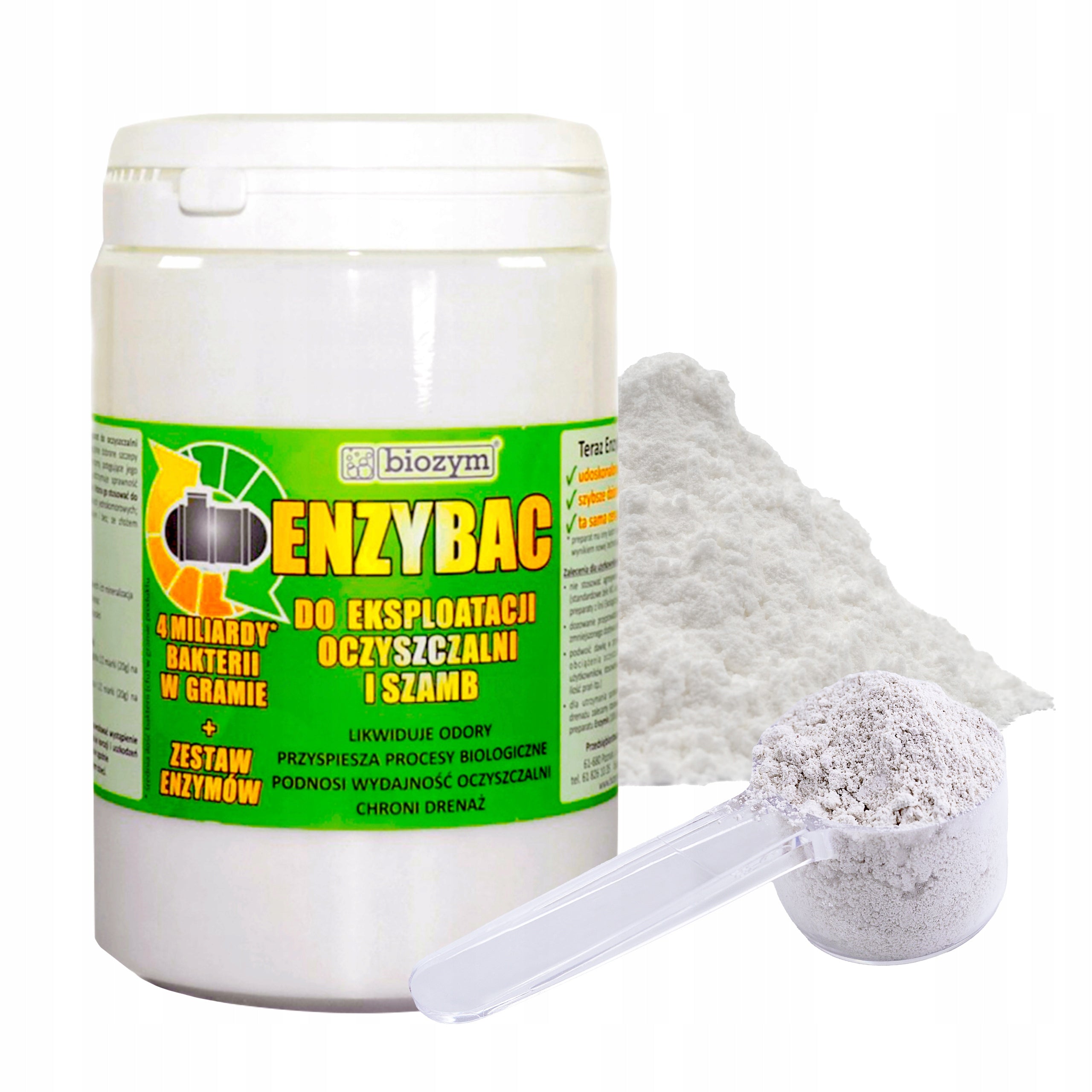 Preparation bacteria 4mld/gram preparation for septic tank treatment plant 1kg ENZYBAC