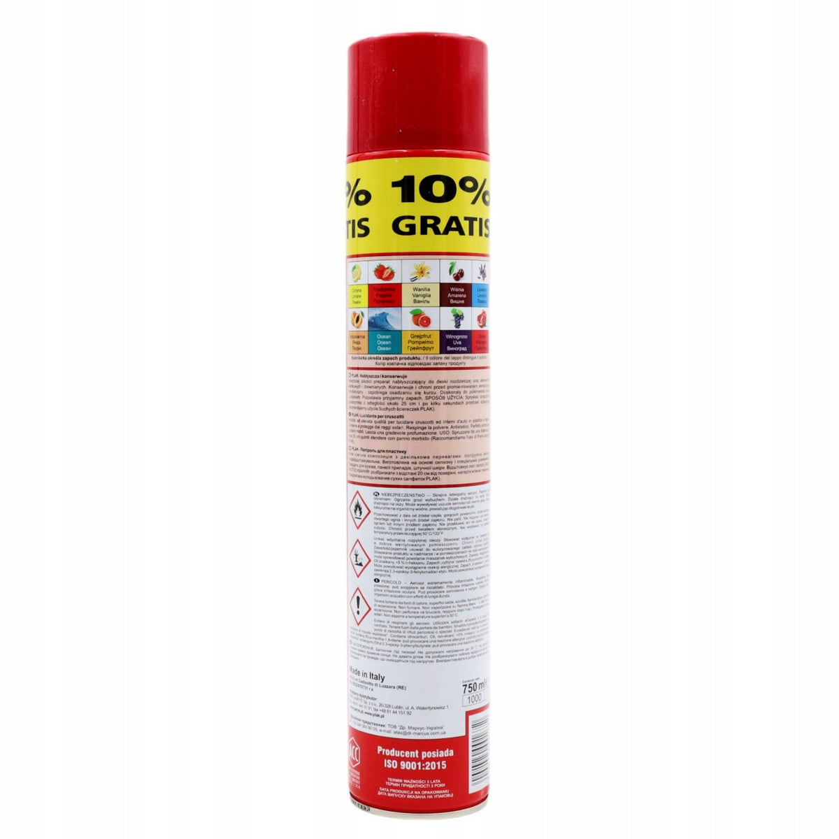 Preparation for Cockpit Glossy Plak Cherry 750ml Packaging status original