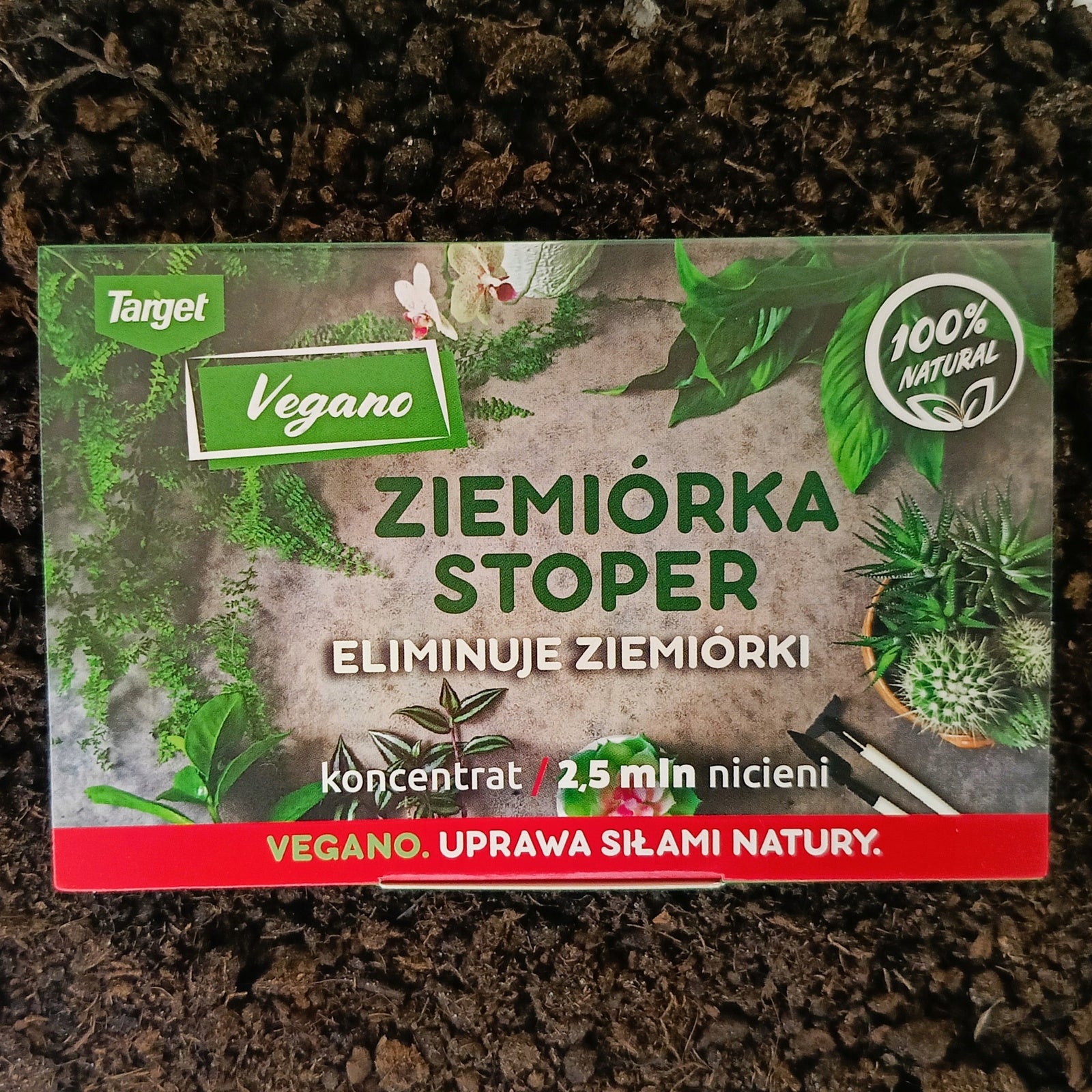 Preparation for earthworms Earthworm Stopper Vegano 2,5 MILLION natural nematodes Packaging status original
