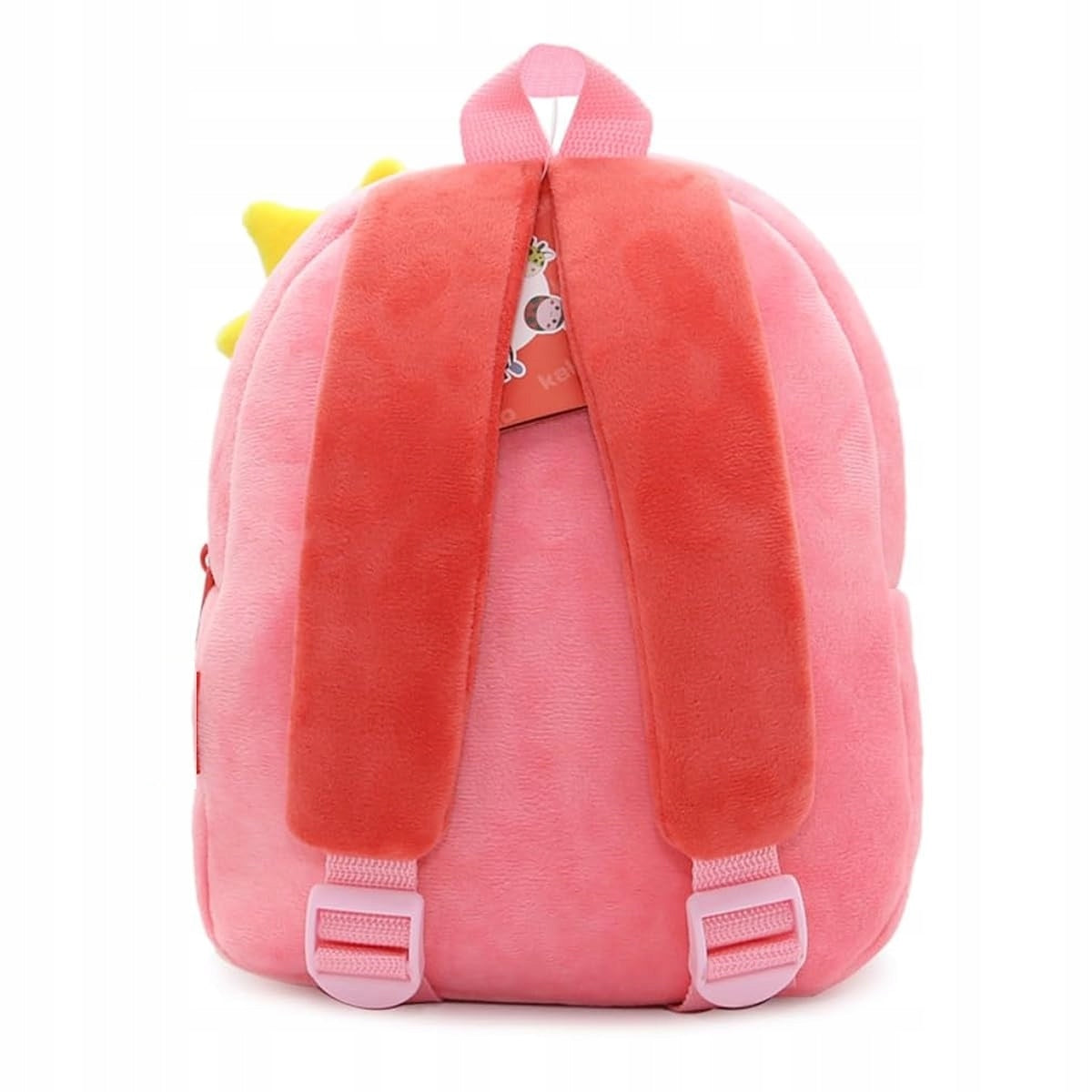 Preschool backpack for preschoolers, Flamingo model, plush, 26x24x10 Kind sports