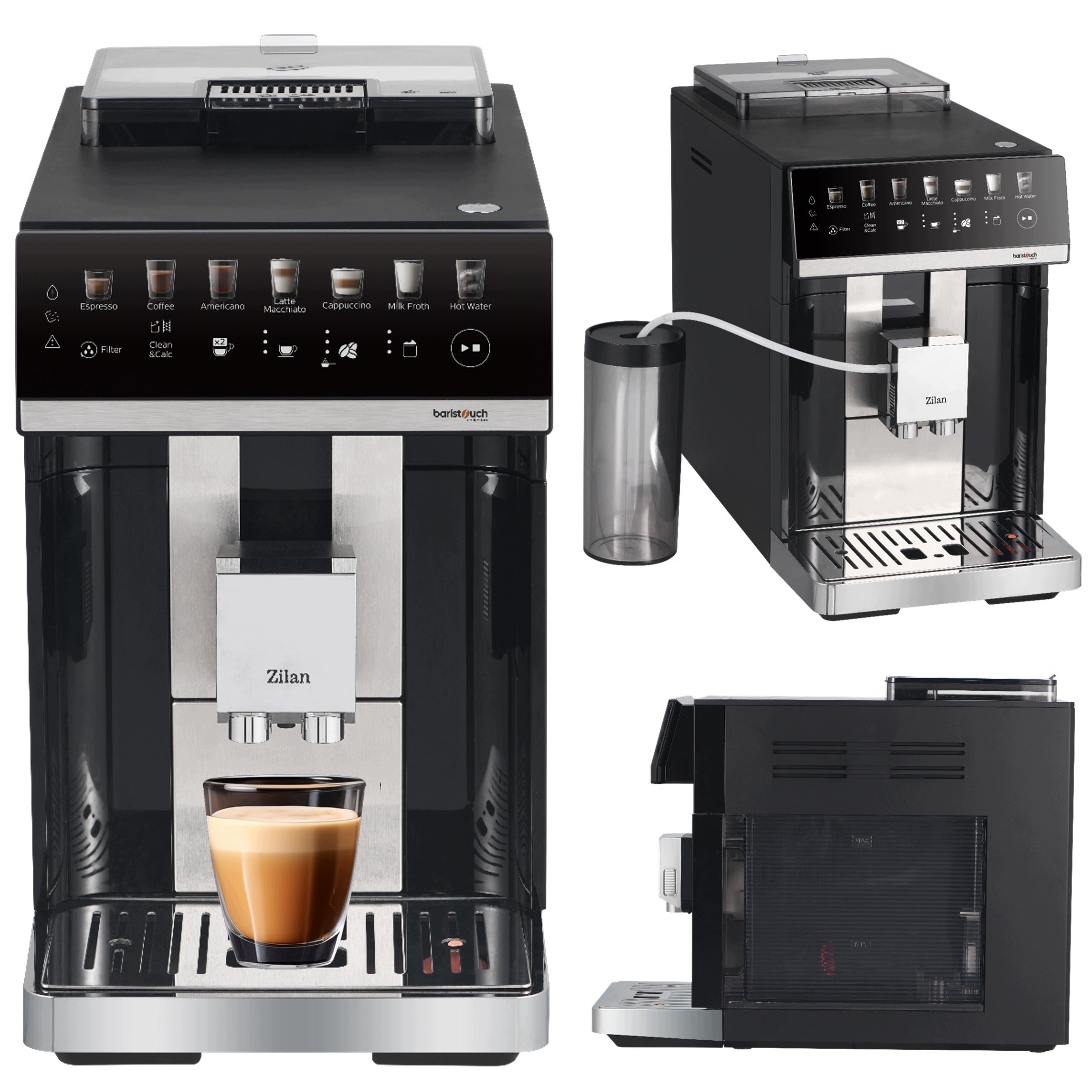 Pressure Coffee Maker AUTOMATIC GRINDER 15 BAR 7 TYPES OF COFFEE