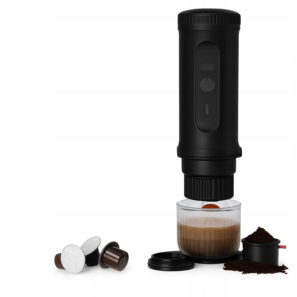 Pressure Coffee Maker Portable Hiking 20bar Ground Capsules Packaging status original