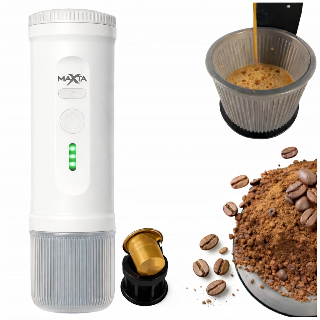 Pressure Coffee Maker Portable Hiking 20bar Ground Capsules W