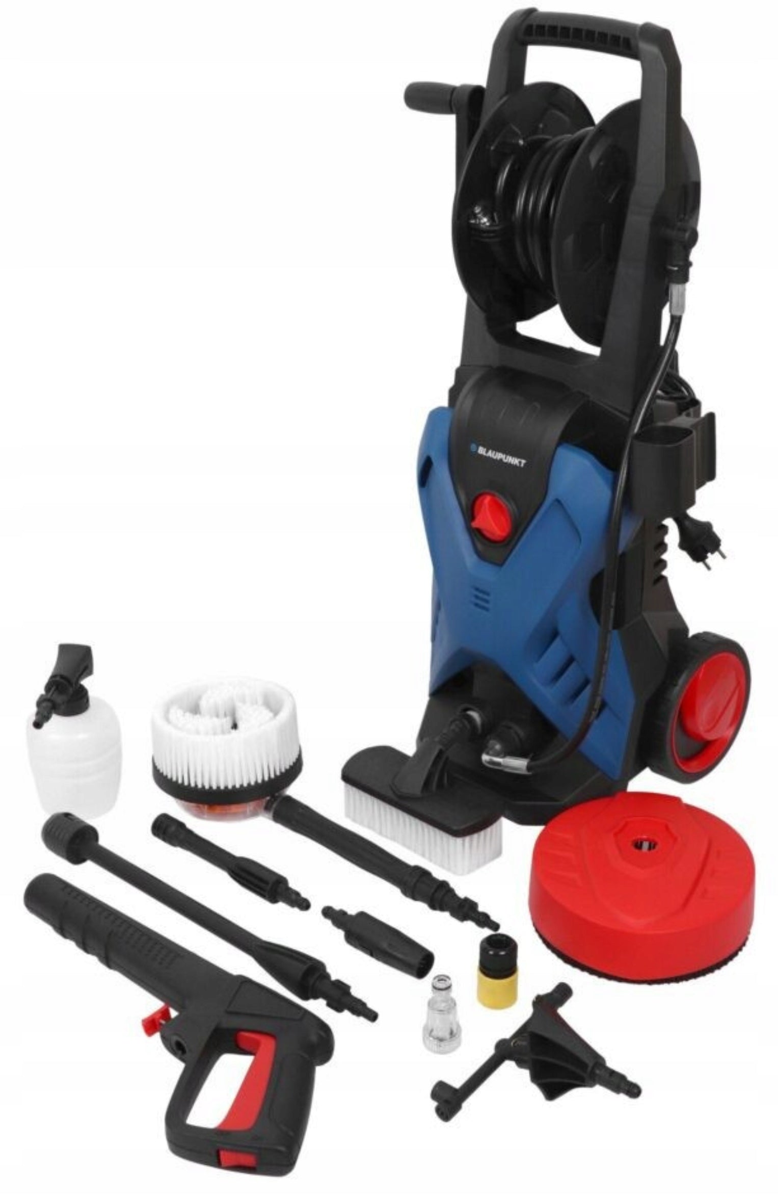 Pressure Washer 180 Bar Aluminum Pump Strong 2300W Brush BLAUPUNKT Brand Blaupunkt