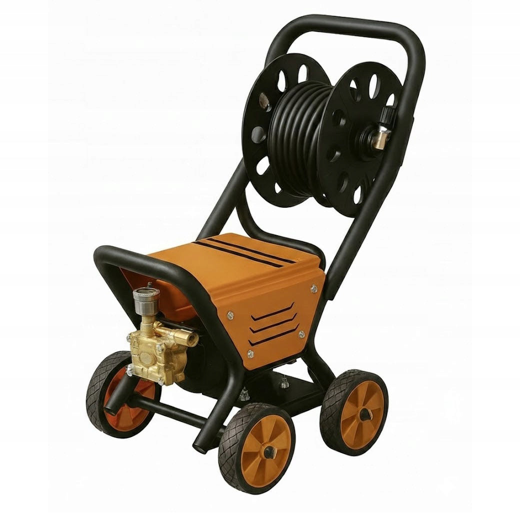 Pressure Washer 250 Bar 1800W Slow Speed 1450 RPM 8L Trolley Q1 Packaging status original