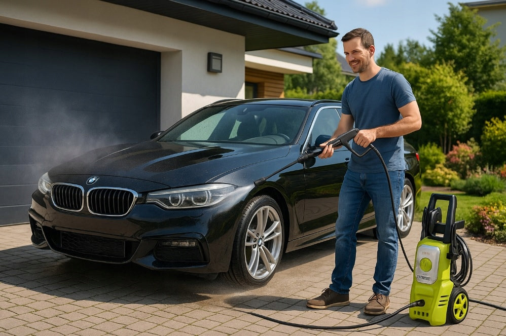 Pressure Washer 2500W 250bar Self Suction Powerful Set Car Brush Manufacturer code do Samochodu Ogrodu Czyszczenia Ogród