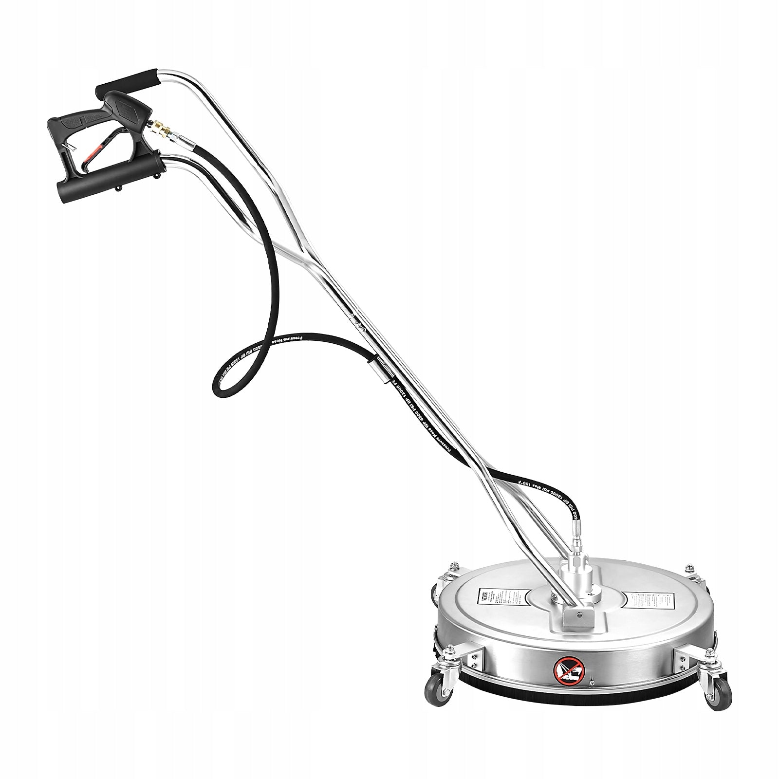 Pressure Washer 55CM 4 Wheels With High Armrests Stainless Steel