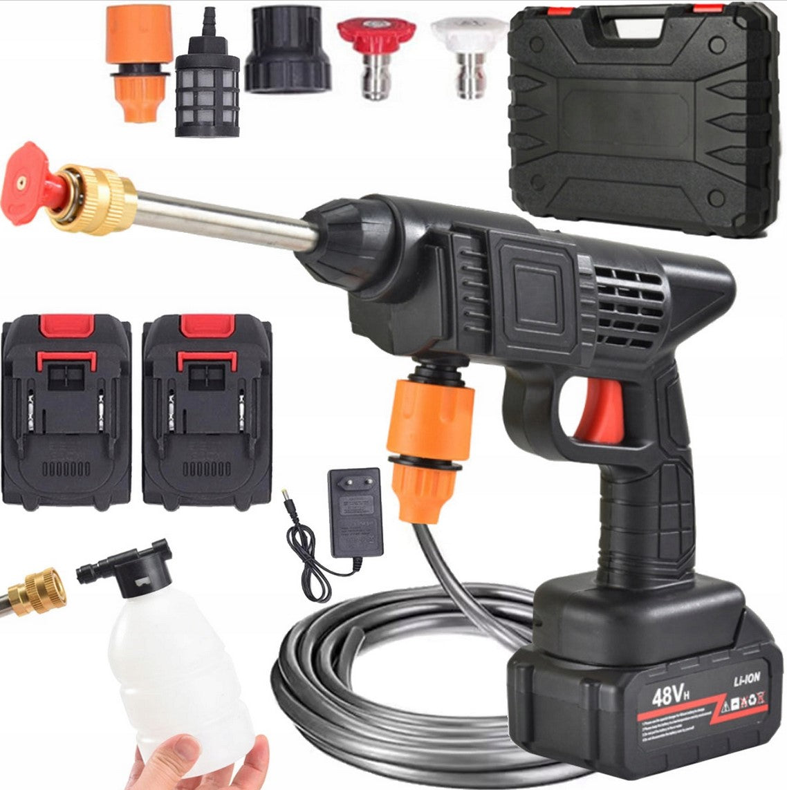 Pressure Washer Cordless 2 Rechargeable Portable 12V