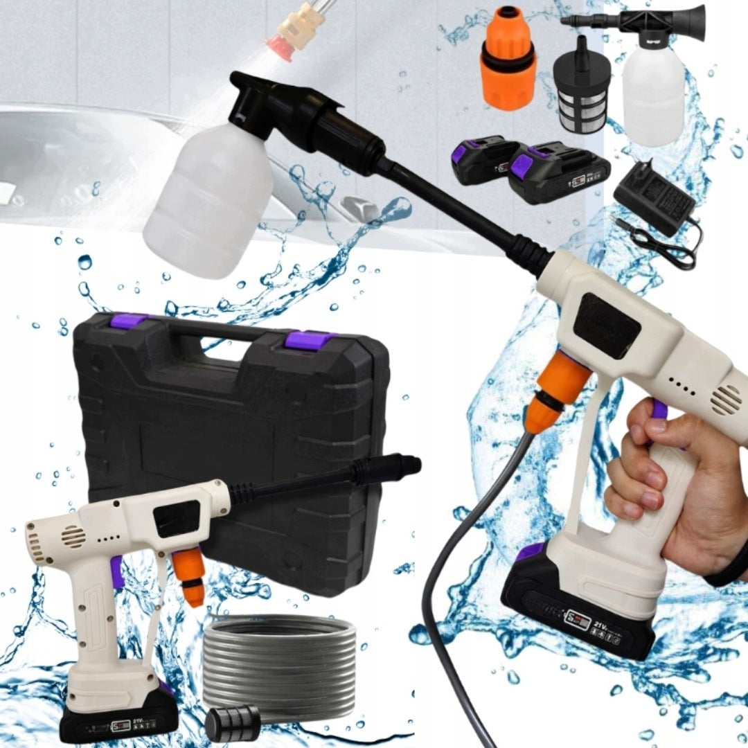 Pressure Washer Cordless 70 BAR 2x Aku 21V Set Suitcase 5 meters Packaging status original