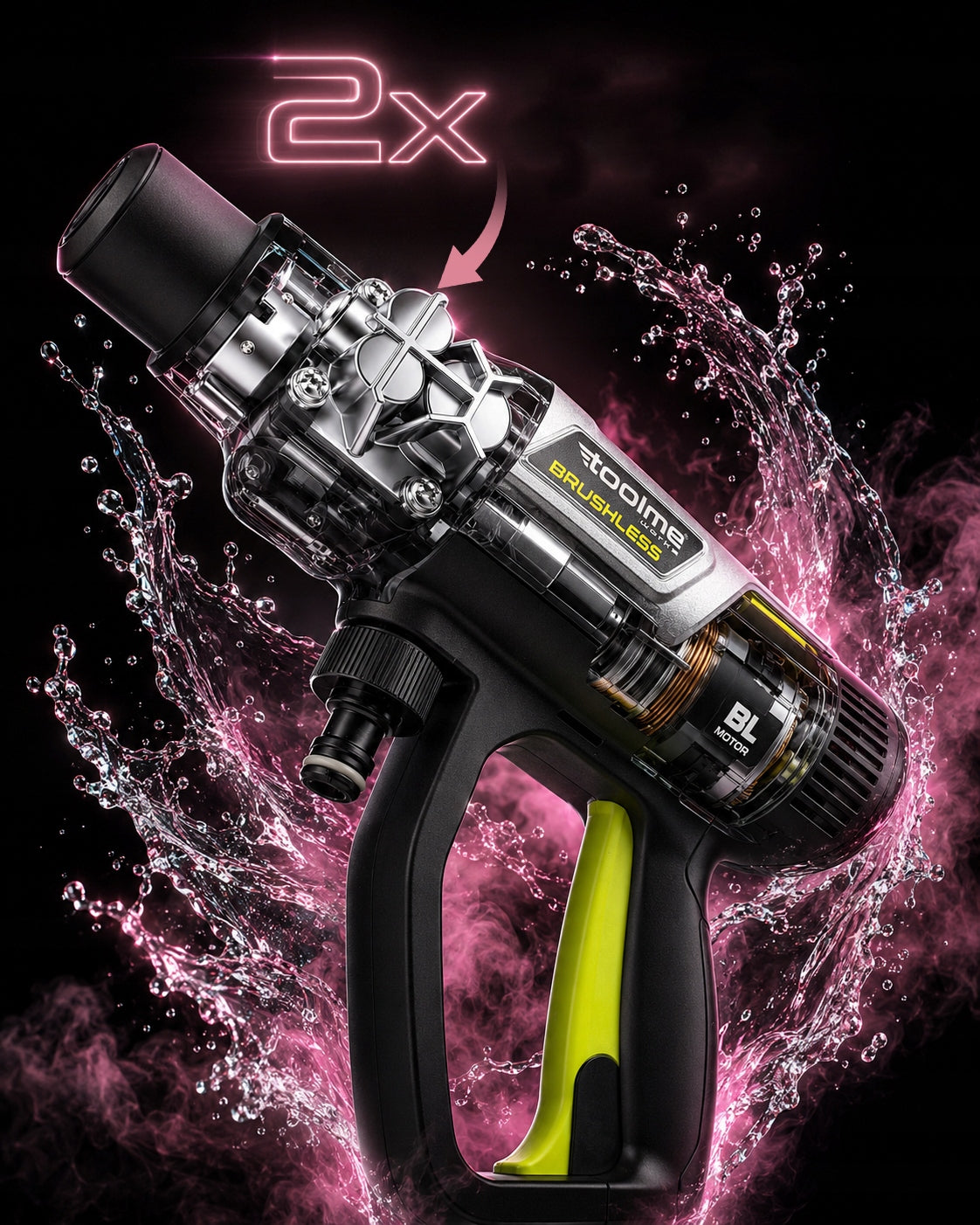 Pressure Washer Cordless Electric ALUMINUM Pump toolme TM280 Manufacturer code TM28