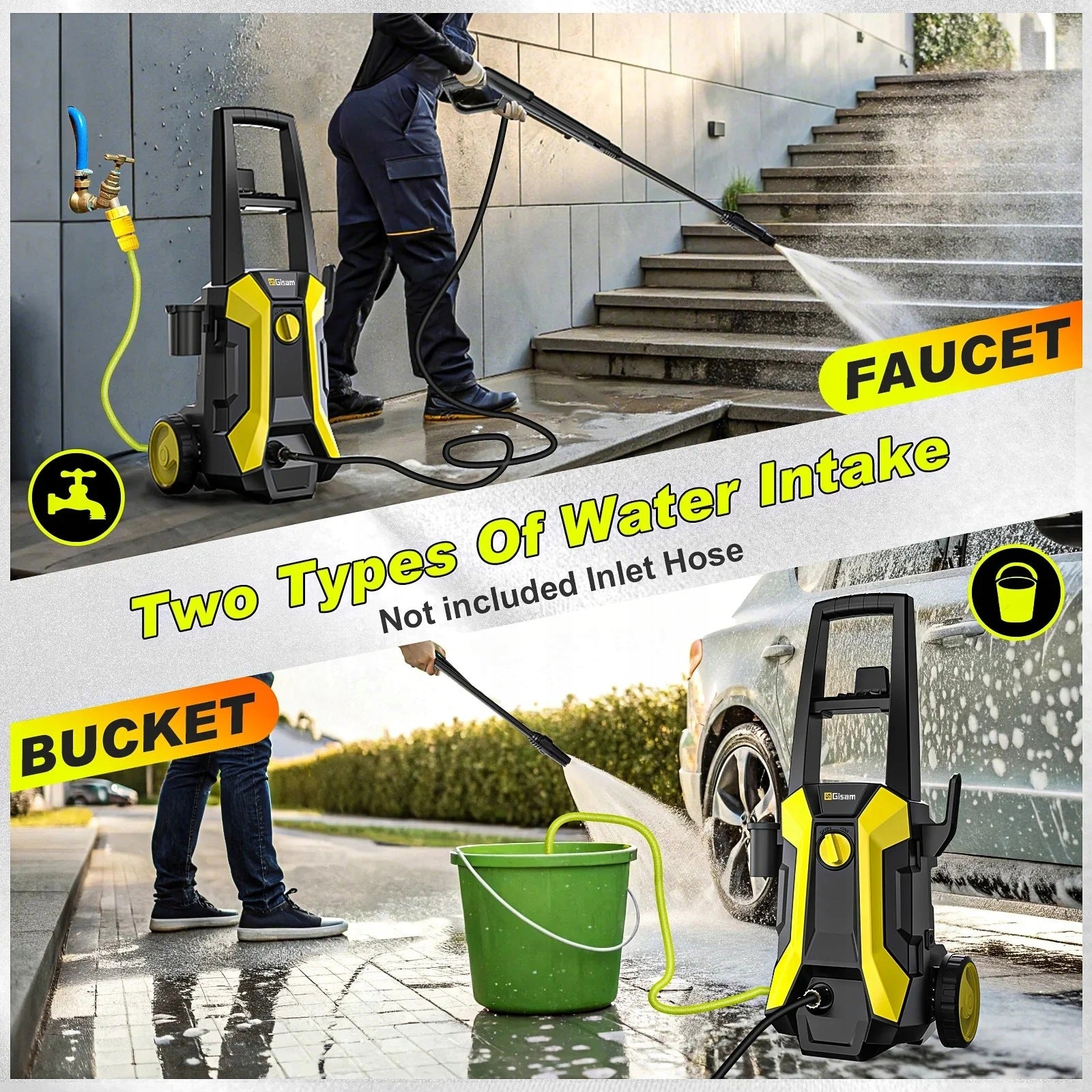 Pressure Washer Gisam Strong For Car Garden GL-Q2 2200W 180Bar Manufacturer code VG-32C