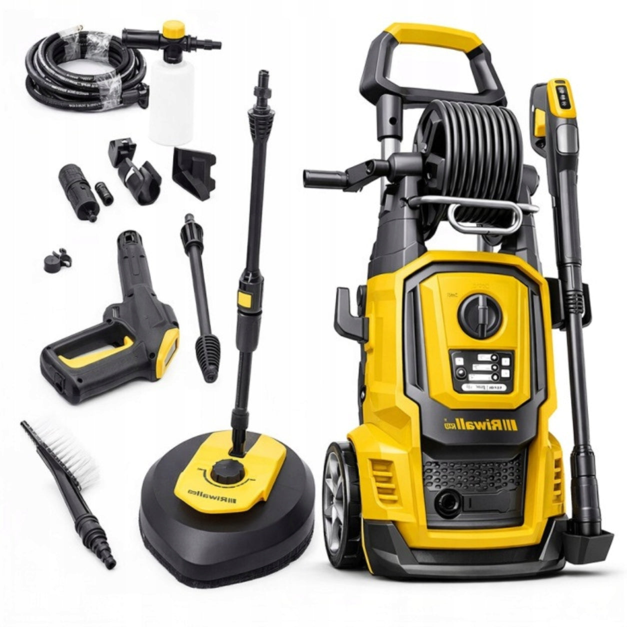 Pressure Washer Riwall 180 Bar 2400W Hose 13m ROFESIONAL Set