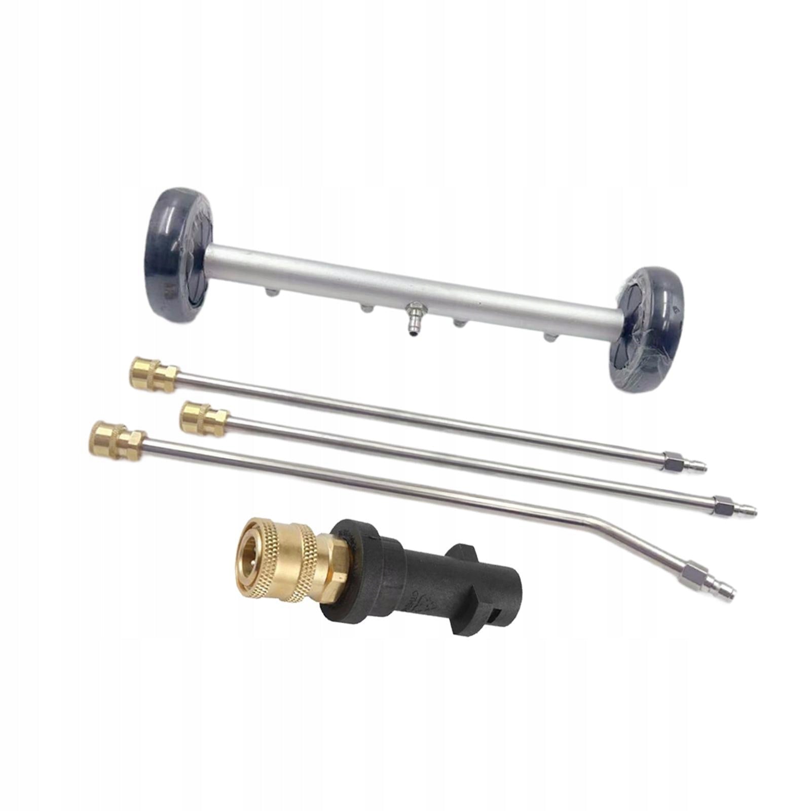 Pressure Washer Undercarriage Cleaner Heavy Duty Sprayer 1/4 Quick Black
