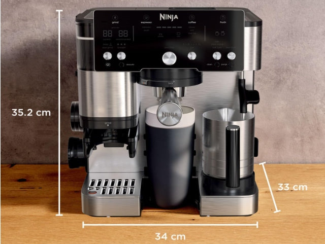 Pressure and overflow machine Ninja Luxe Café Essential 1650 W silver Brand Ninja