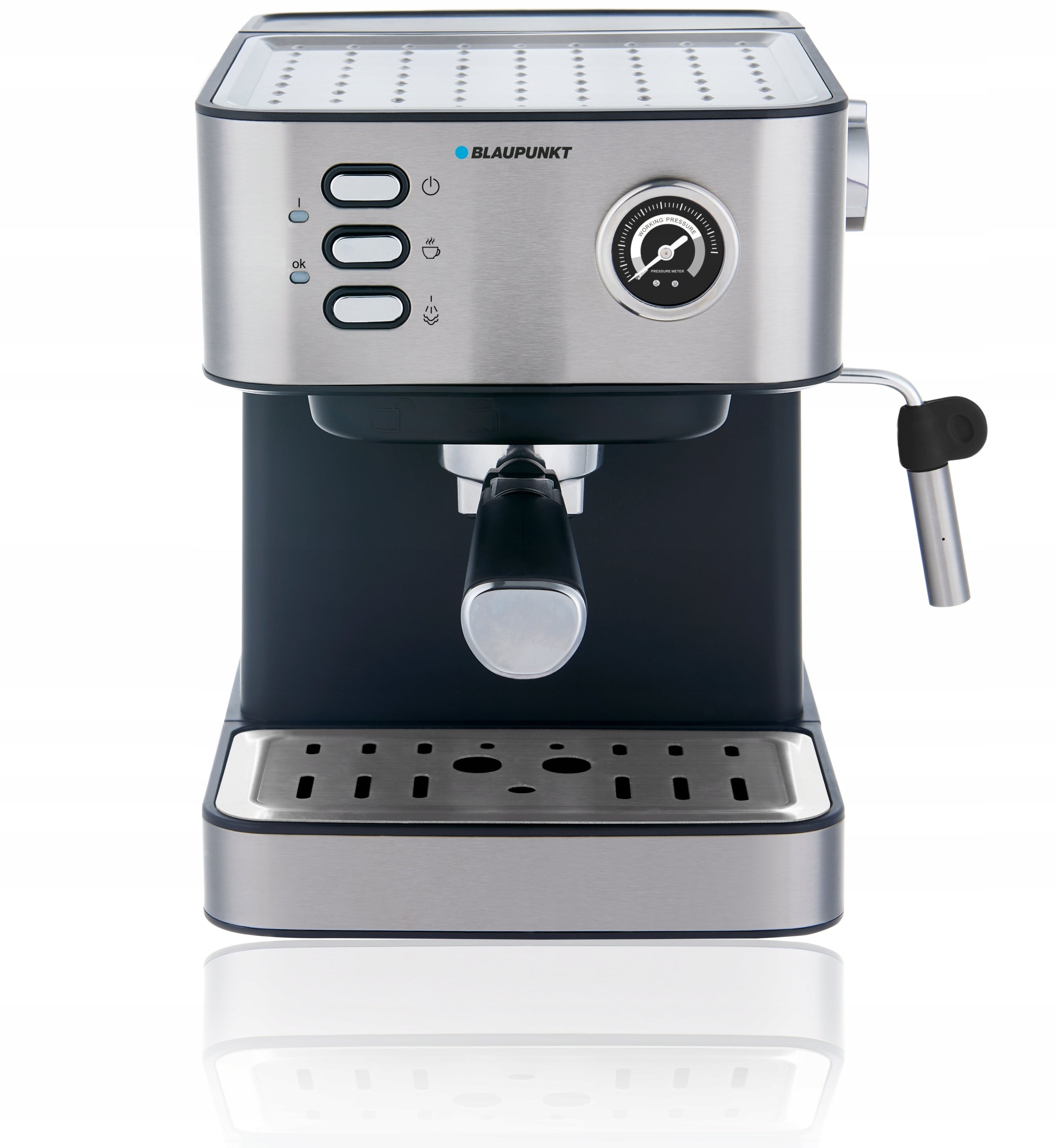 Pressure coffee machine CMP312 Blaupunkt Dominant color silver/gray