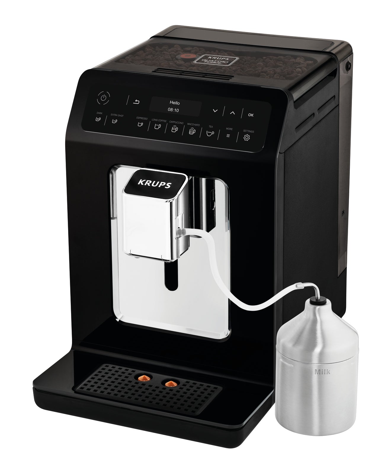 Pressure coffee maker KRUPS Evidence EA8918 automatic with grinder Manufacturer code EA891810