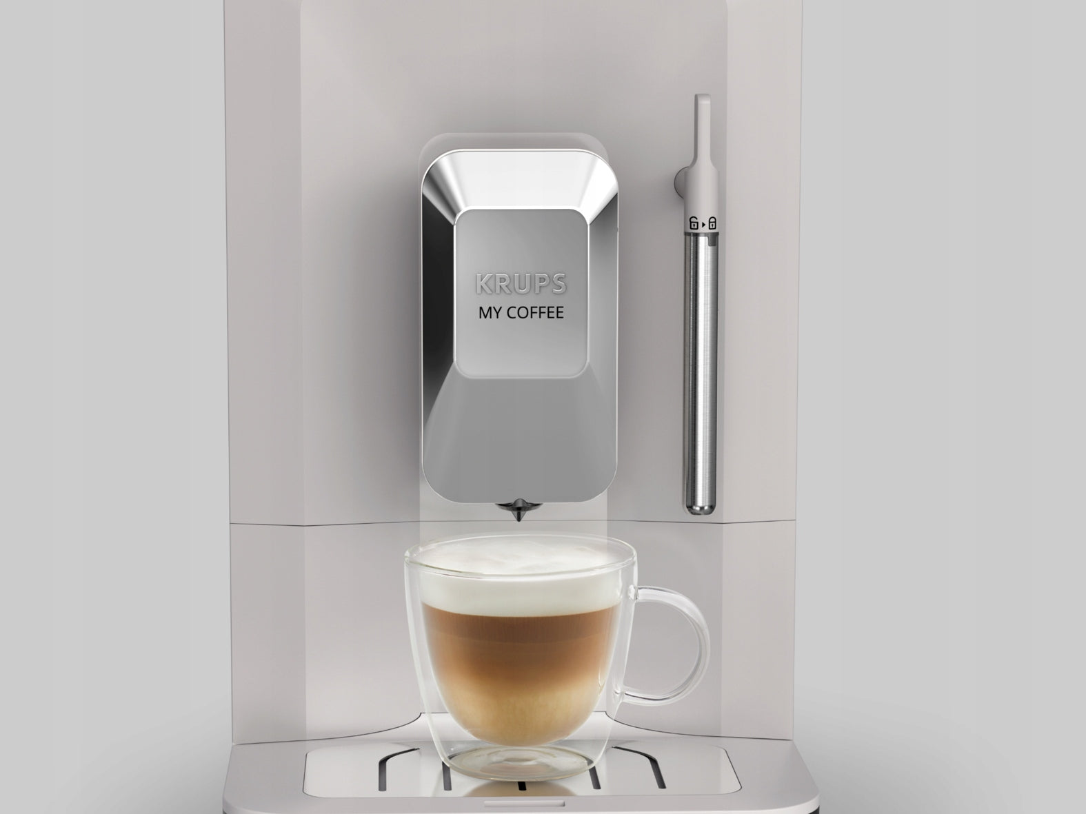 Pressure coffee maker KRUPS My Coffee+ automatic with grinder 15 bar Manufacturer code EA201BE0