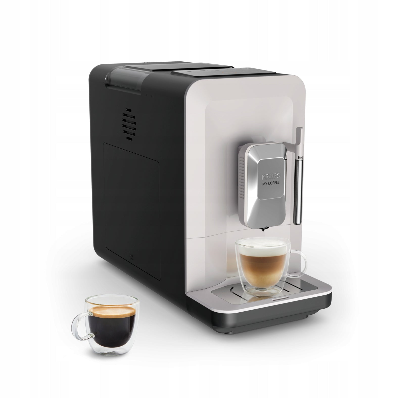 Pressure coffee maker KRUPS My Coffee+ automatic with grinder 15 bar Packaging status original