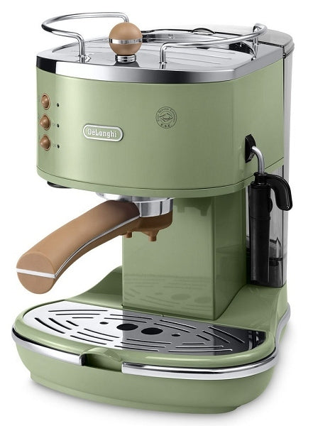 Pressure flask coffee maker DeLonghi ECOV311.GR green/olive