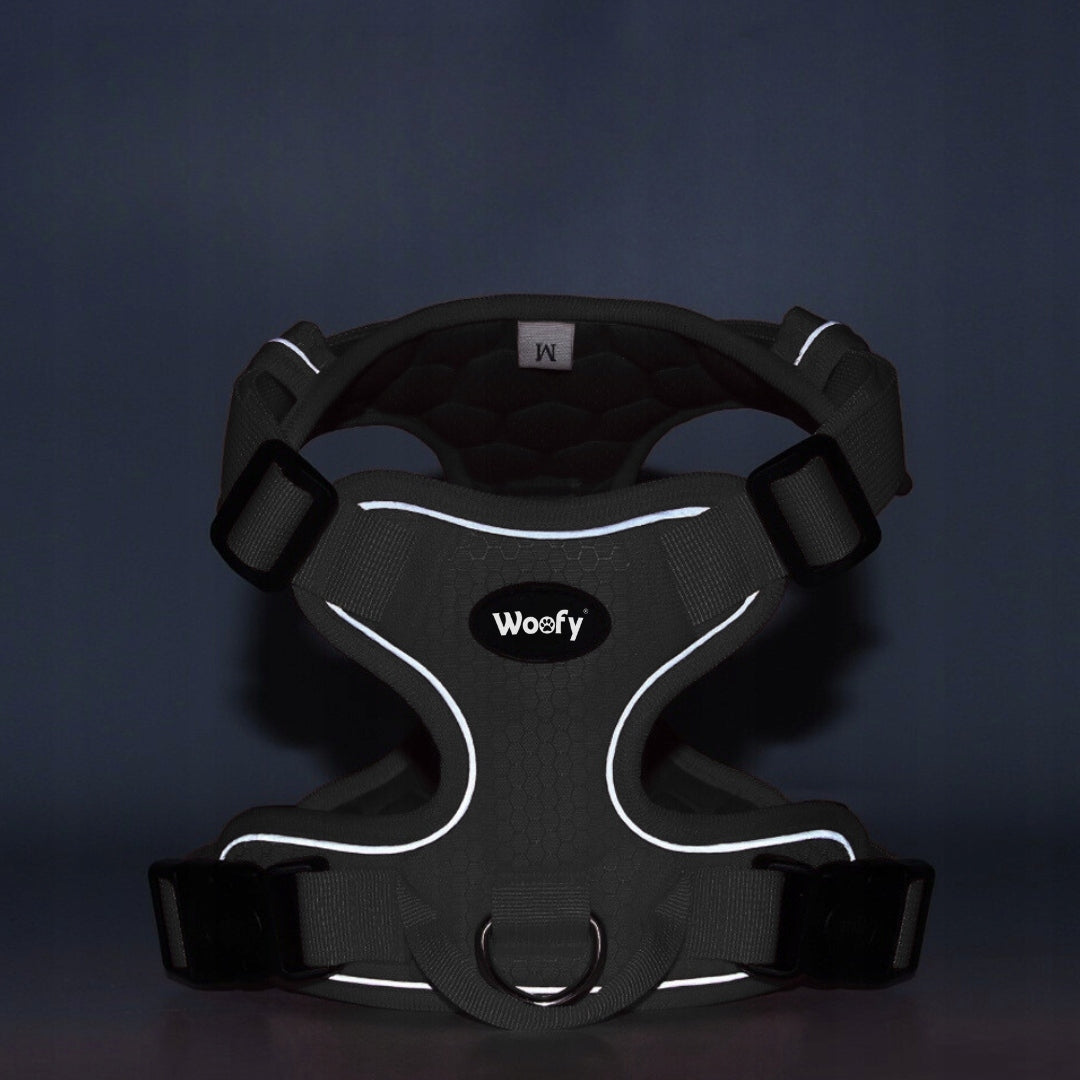 Pressure-free harness Woofy walking adjustable extra large dog XL reflectors Kind walking harness