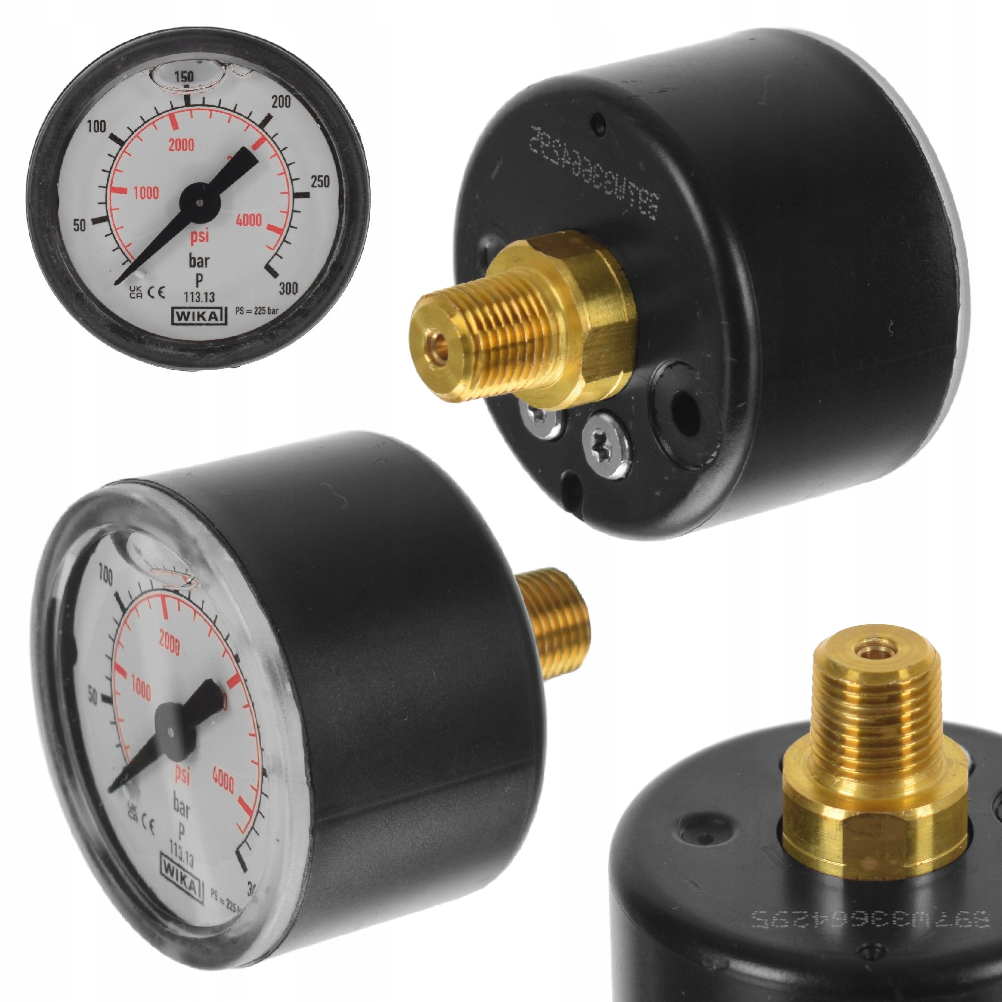 Pressure gauge 1/8" for washer KARCHER HD 1090 1290 S HDS 600 CI 790 CI