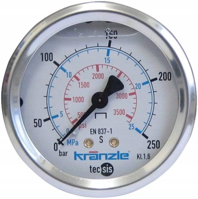 Pressure gauge 250bar Q63 KRANZLE 15039