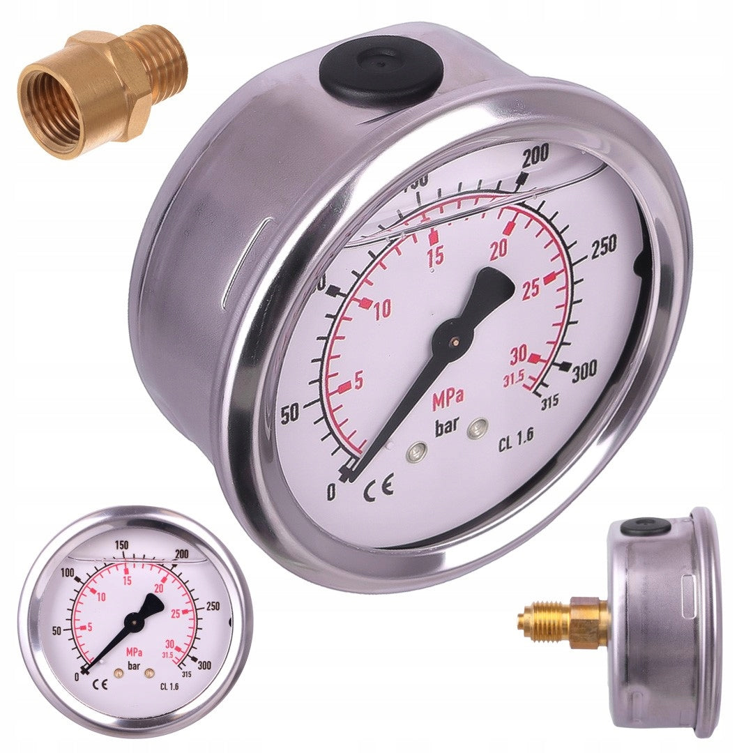Pressure gauge fi 63mm 1/4" for old type washer KARCHER HD HDS 1290