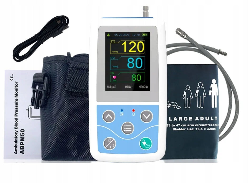 Pressure holter ABPM Blood pressure monitor with monitor + Polish software