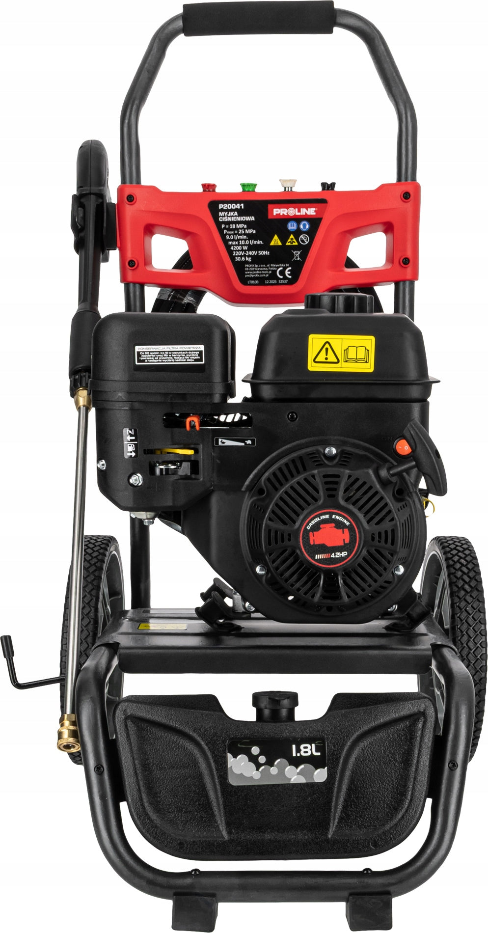 Pressure washer PROLINE with internal combustion engine 207 bar, 5900W brass Packaging status original