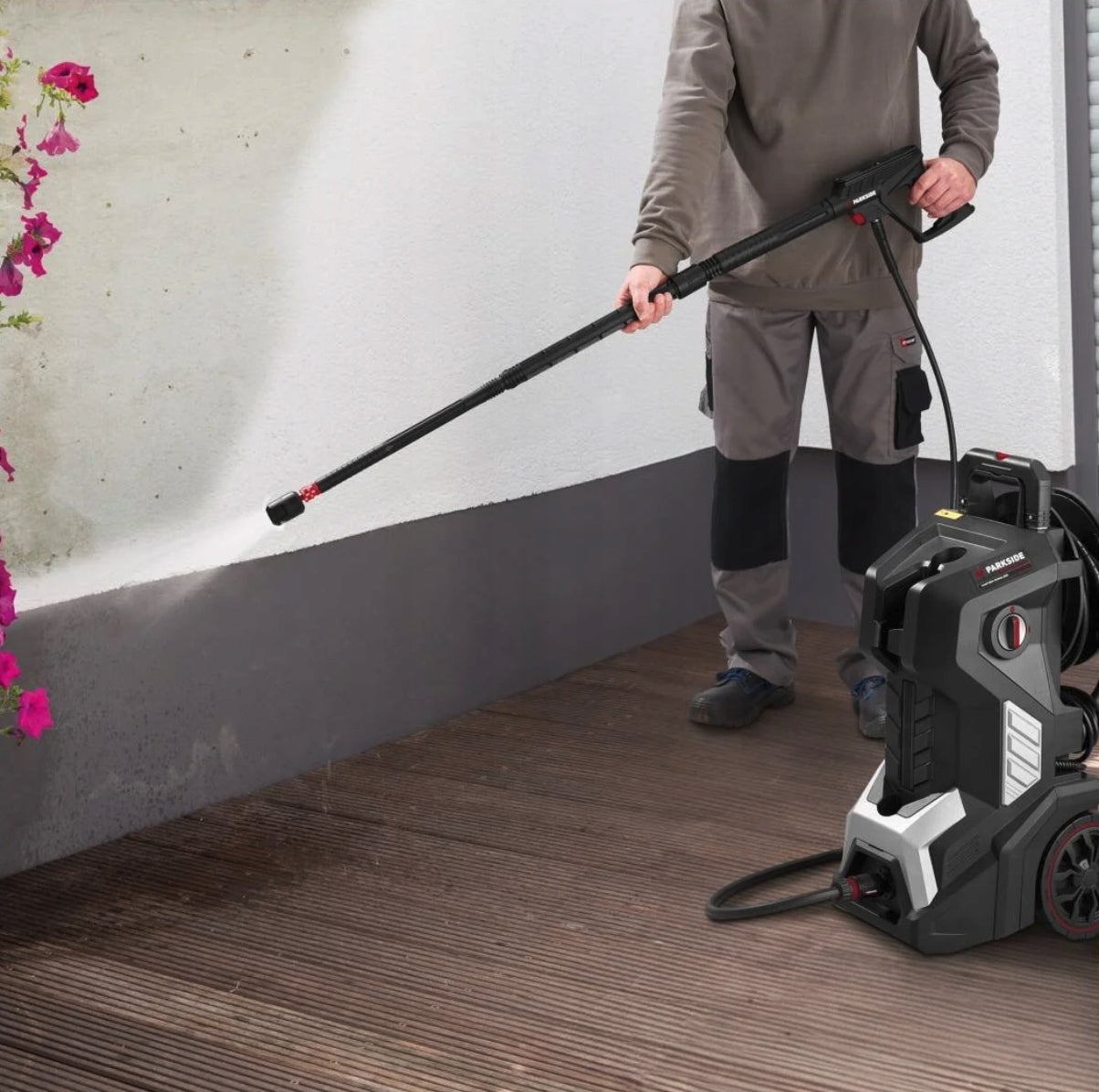 Pressure washer Parkside Performance 600 l/h 180 bar for paving stones Brand Parkside