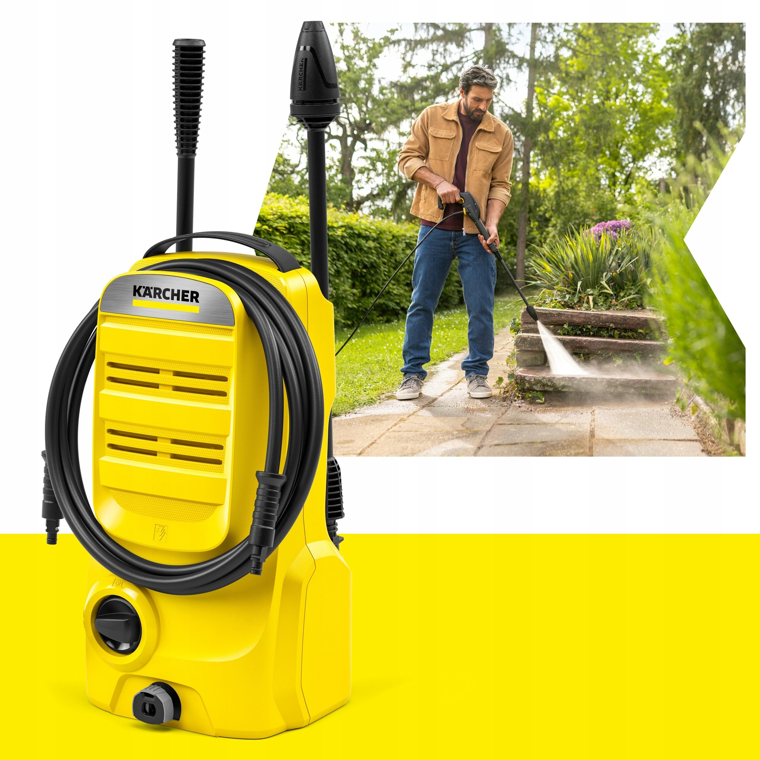 Pressure washer for car washing Karcher K2 Classic Car & Home 110 bar Manufacturer code 1.673-571.0