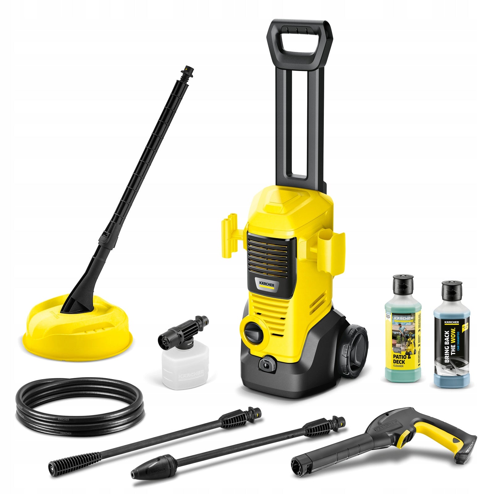 Pressure washer with foamer Karcher K2 Premium FJ Home BB 110 bar + liquid