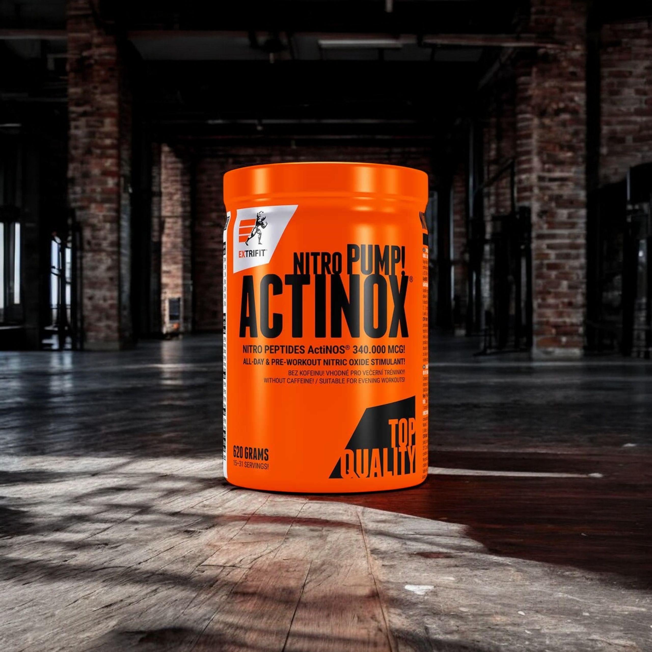 Preworkout EXTRIFIT ACTINOX 620g Nitrogen Pump Orange Booster NO Expiration date at least six months from the date of purchase