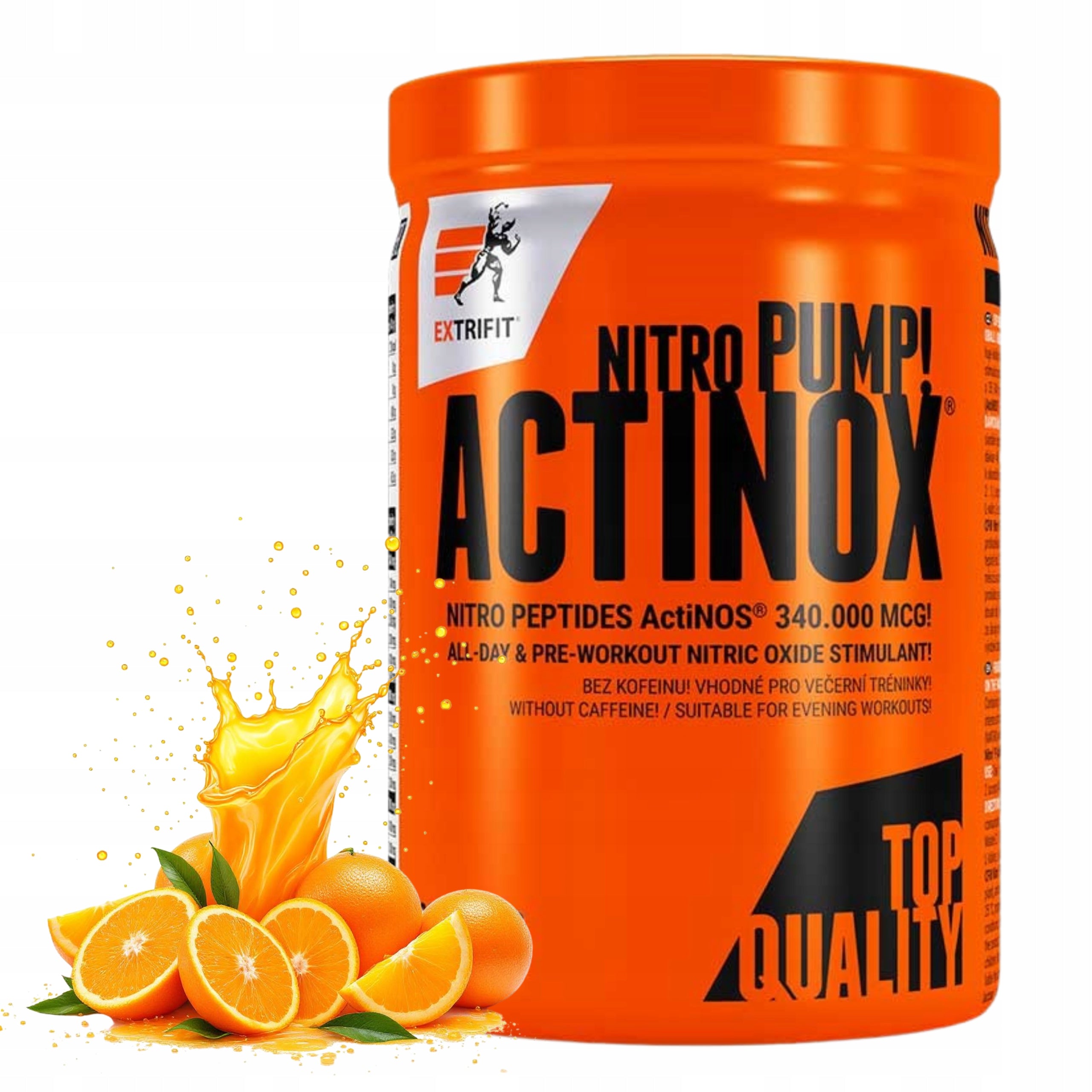 Preworkout EXTRIFIT ACTINOX 620g Nitrogen Pump Orange Booster NO